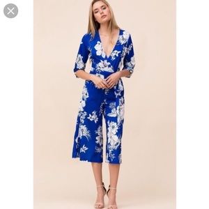 *NEW W/ TAGS* Yumi Kim Floral Cropped Jumpsuit